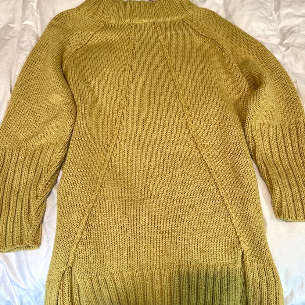 Shannon Passero Della Knit Sweater Size Lage in Muted Gold